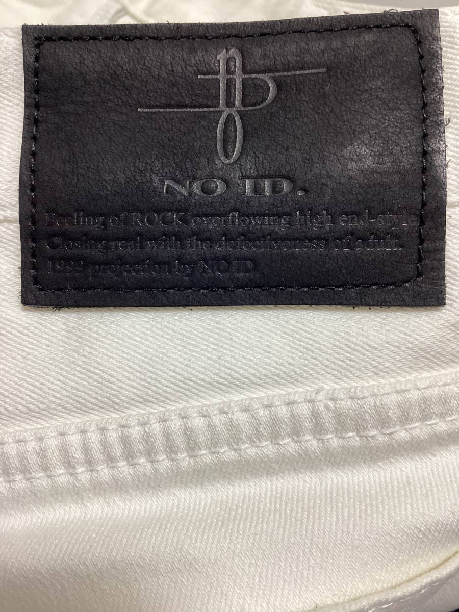 【美品】 ノーアイディー NOID ストレッチ ライダース バイカー スキニー デニム パンツ サイズ2 SHELLAC 5351 - 6