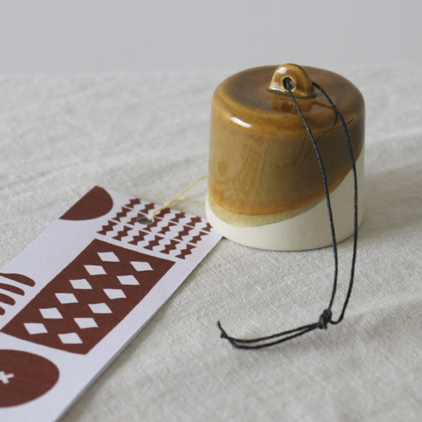 SALE anvai добрый звук цвет. ветряной колокольчик дверной звонок керамика Brown чай M75J
