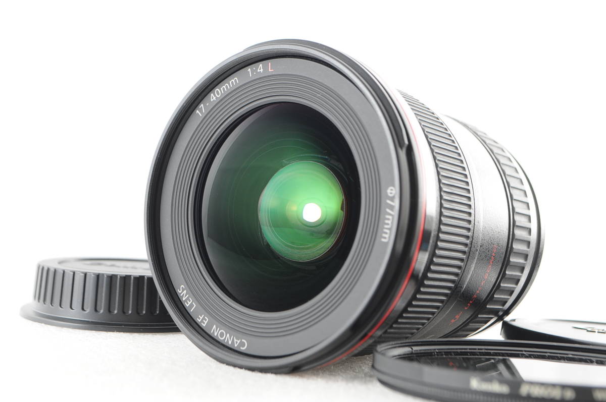 ヤフオク! - 超美品 Canon キヤノン EF 17-40mm F4 L USM 付...