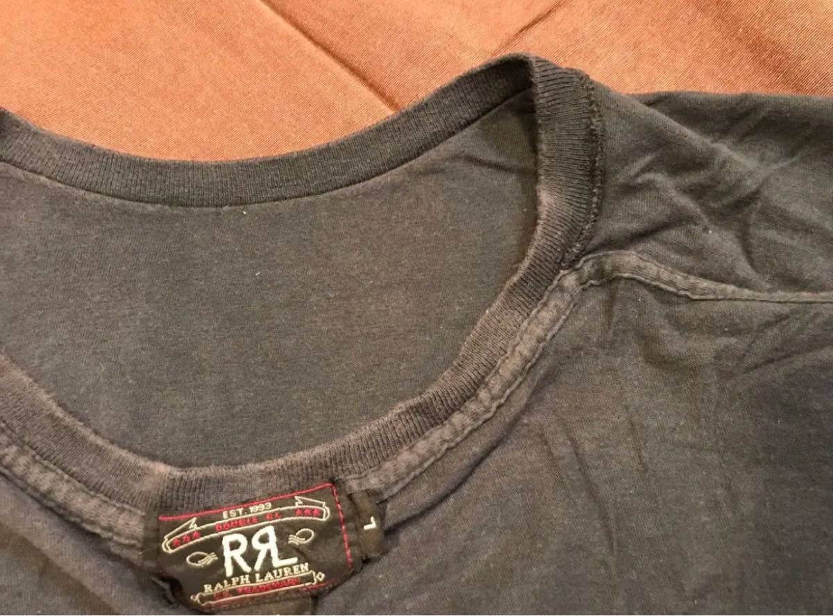 RRL三つ星タグ９０年代vintage トラックロゴtシャツ