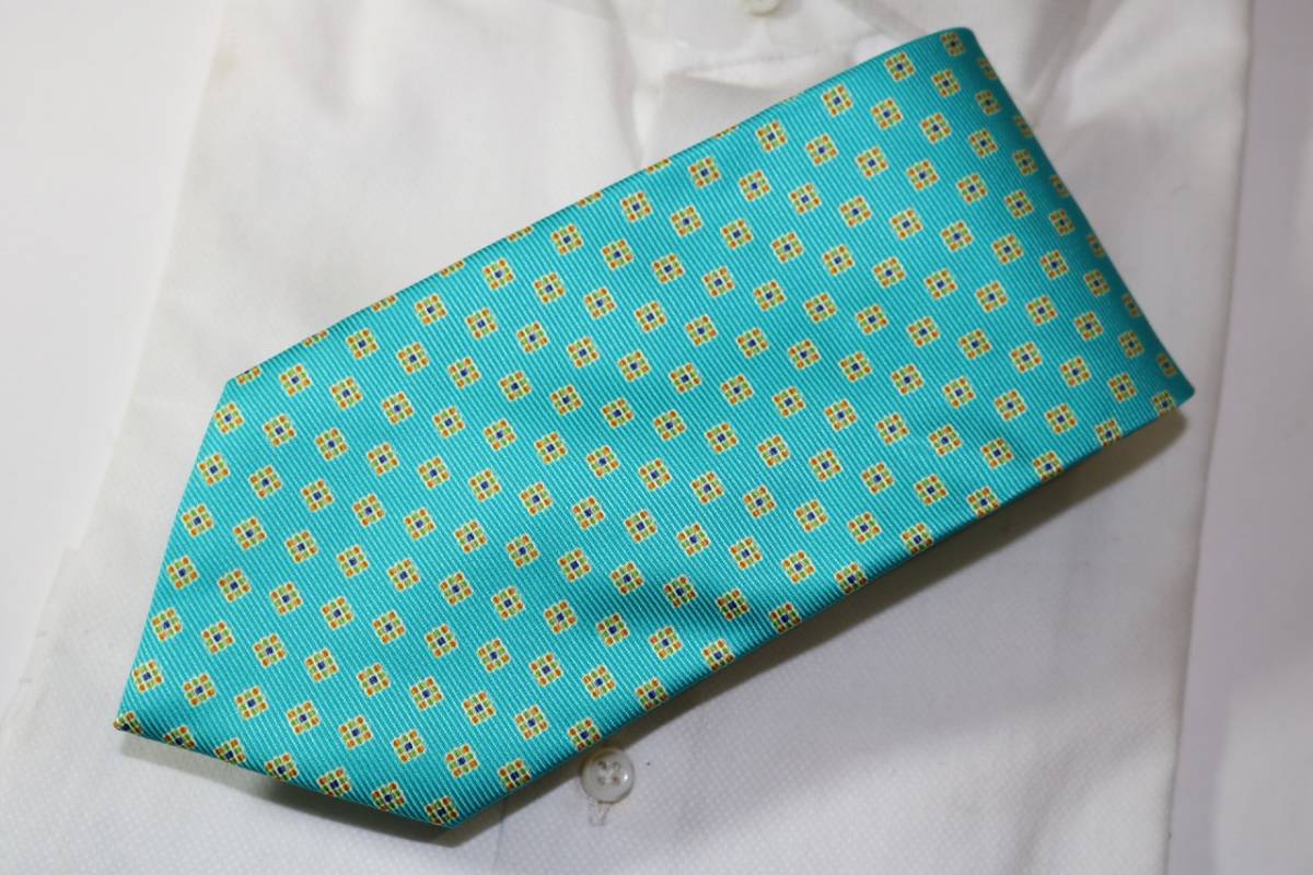 【新品/伊】ls8985/サルトリアred&blue milano絶品小紋ネクタイの画像4