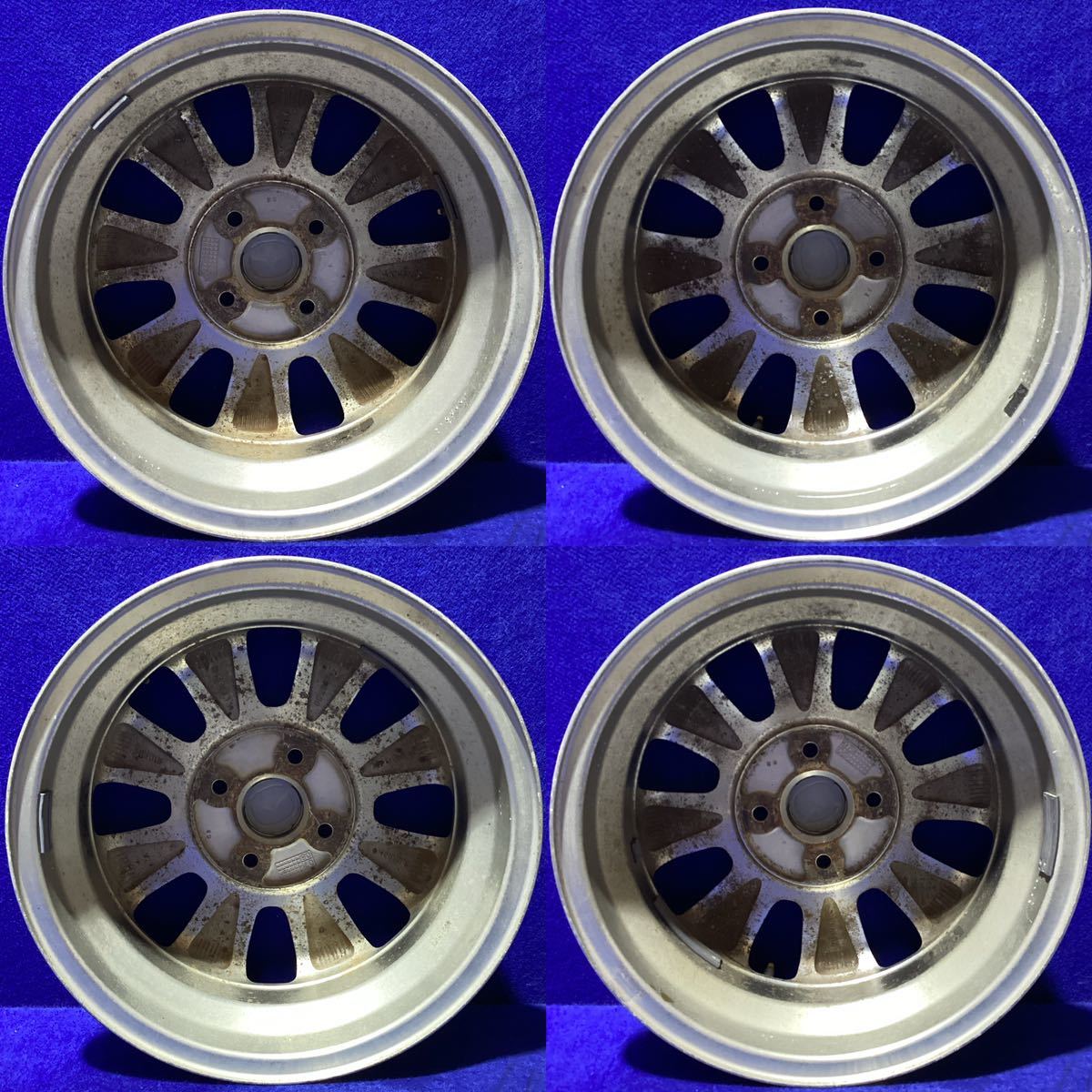 スズキ ワゴンR＊マツダ AZワゴン＊14インチ＊純正ホイール＊14x4.5J/オフセット+50/PCD100-4H＊4本セット_画像2