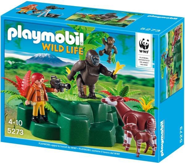 Playmobil*プレイモービル 5273 WWF ゴリラとオカピ 新品 商品细节