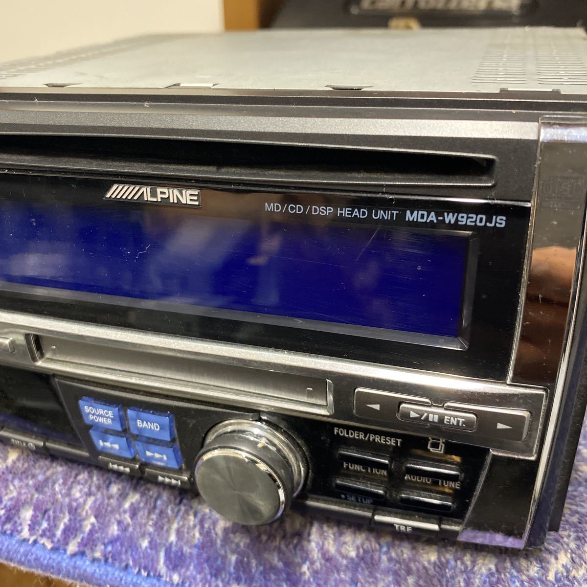 ALPINE CD/MDプレーヤー　MDA-W920JS ジャンク