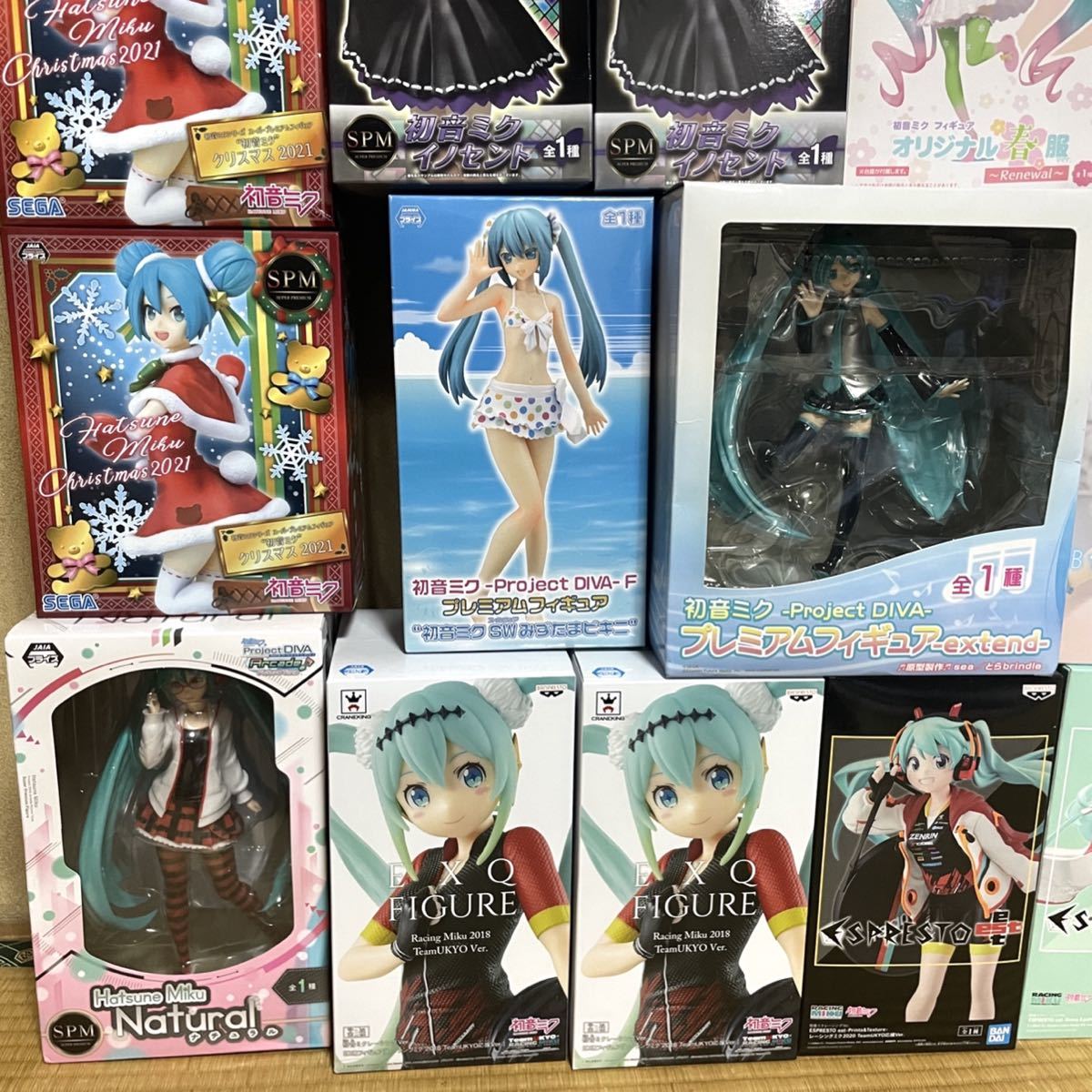 【未開封 初音ミク フィギュア まとめ売り】鏡音リン レーシング シンカリオン 15th イノセント 春服 ボーカロイド 23体セット 美少女 水着の画像4