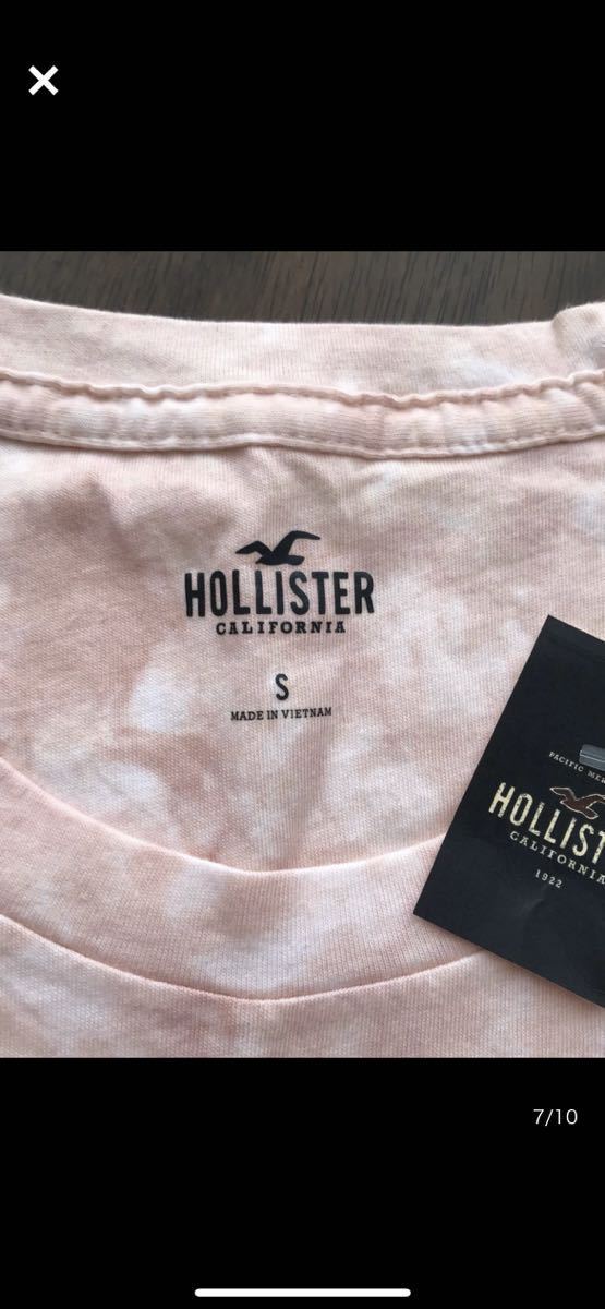 ホリスター HOLLISTAR 【新品】 長袖 シャツ ピンク系 メンズ S 175サイズ_画像7