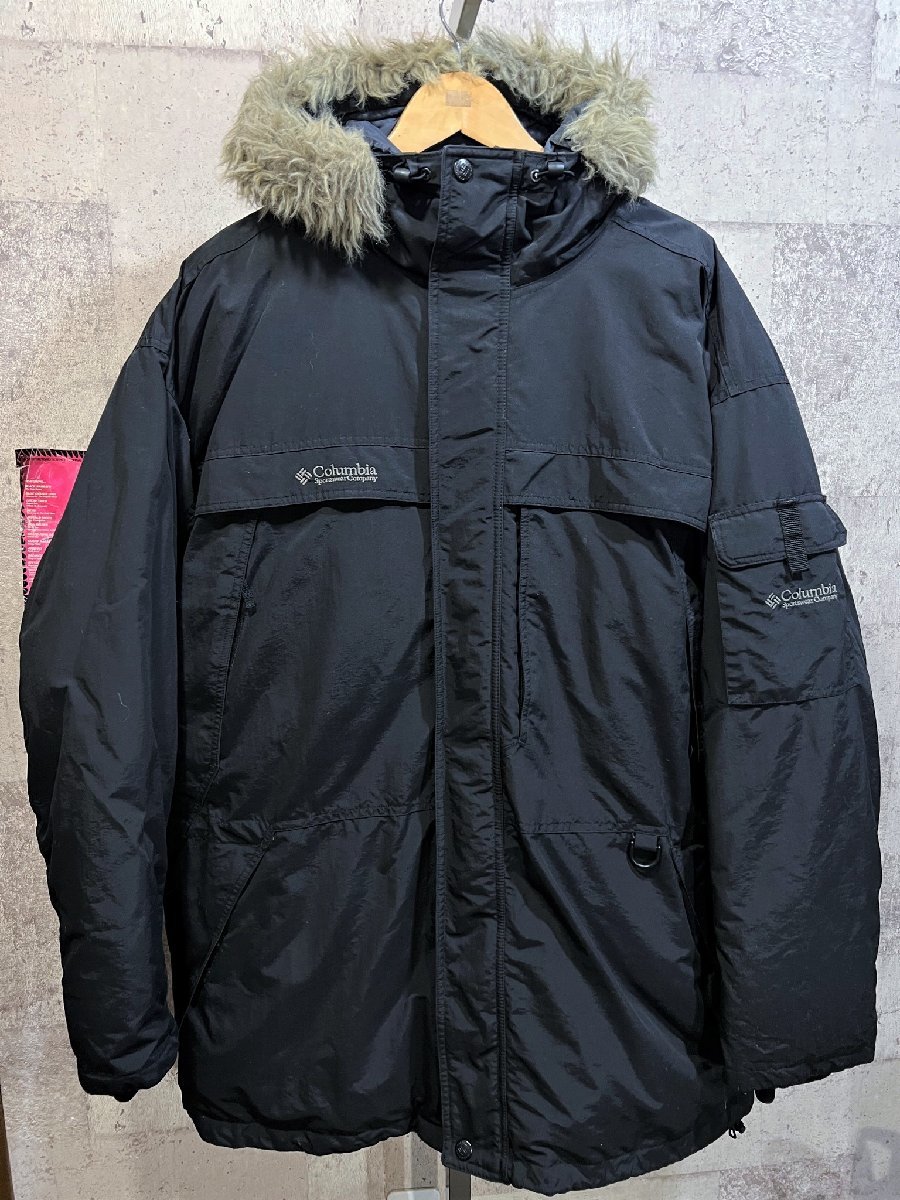 GINGER掲載商品】 PARKA WIND ICE コロンビア 黒 ジャケット ダウン