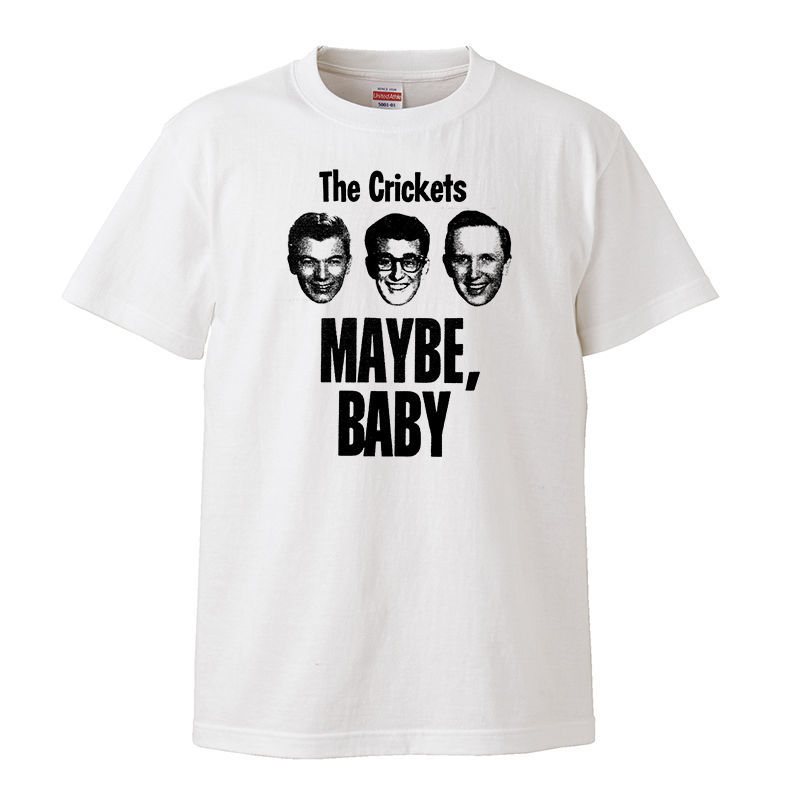 【Mサイズ 新品】バディー・ホリー ザ クリケッツ Buddy Holly ロックンロール50s バンド ロック Tシャツ ロックの画像1