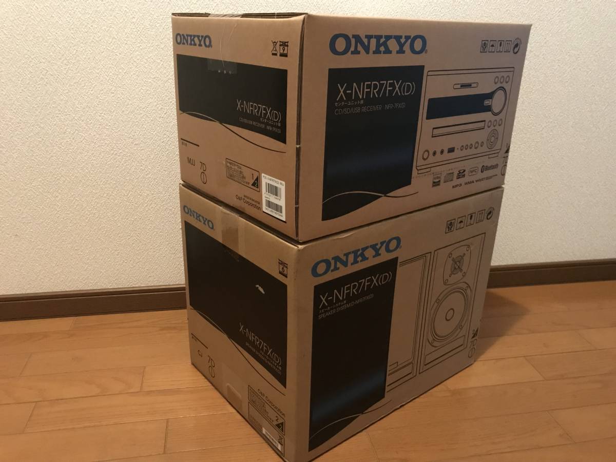 【ほぼ新品/未使用☆保証書19年】ONKYO 新品に近い X-NFR7FX(D) システムコンポ ハイレゾ対応 の画像1