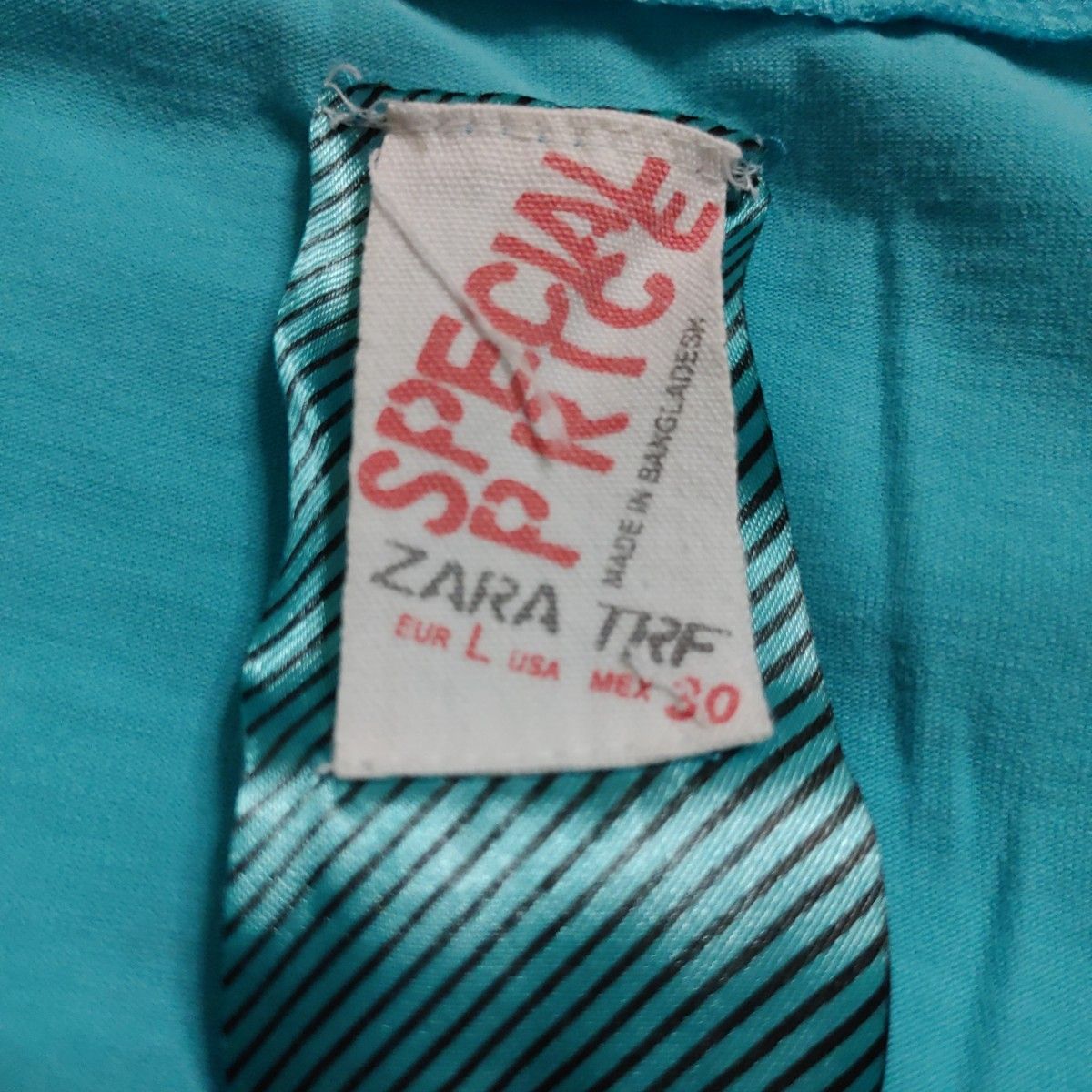 【美品】 ZARA ザラ 半袖 Tシャツ Vネック Lサイズ 送料無料  