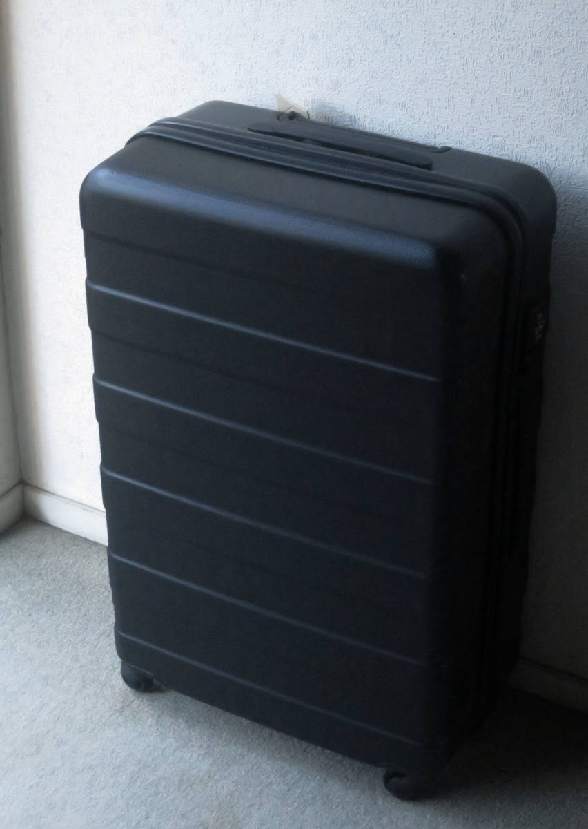 ◇未使用◇無印良品 ハードキャリー72L 黒 CARRY CASE◇旧デザイン