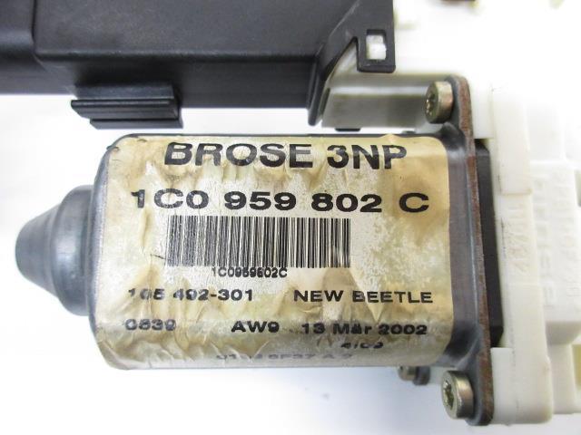 VW New Beetle 9CAQY left front regulator motor 1C0959802C 154510 4061