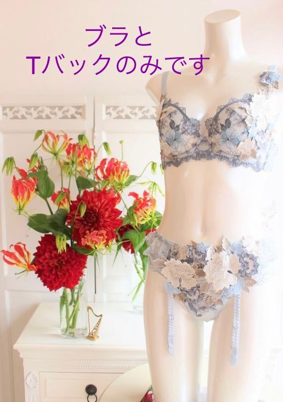 サルート/ワコール/59/店舗限定/ブラ&Tバックショーツ セット/C70 M