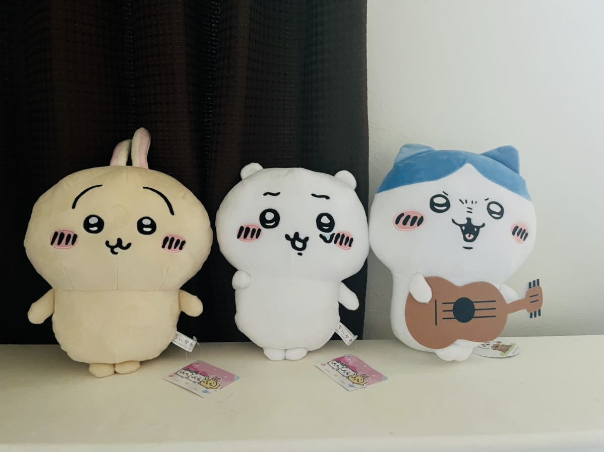 ちいかわ うさぎと一緒 BIG ぬいぐるみ 2種 ギターBIGぬいぐるみ ちいかわ うさぎと一緒 BIG ぬいぐるみ 2種 ギターBIGぬいぐるみ