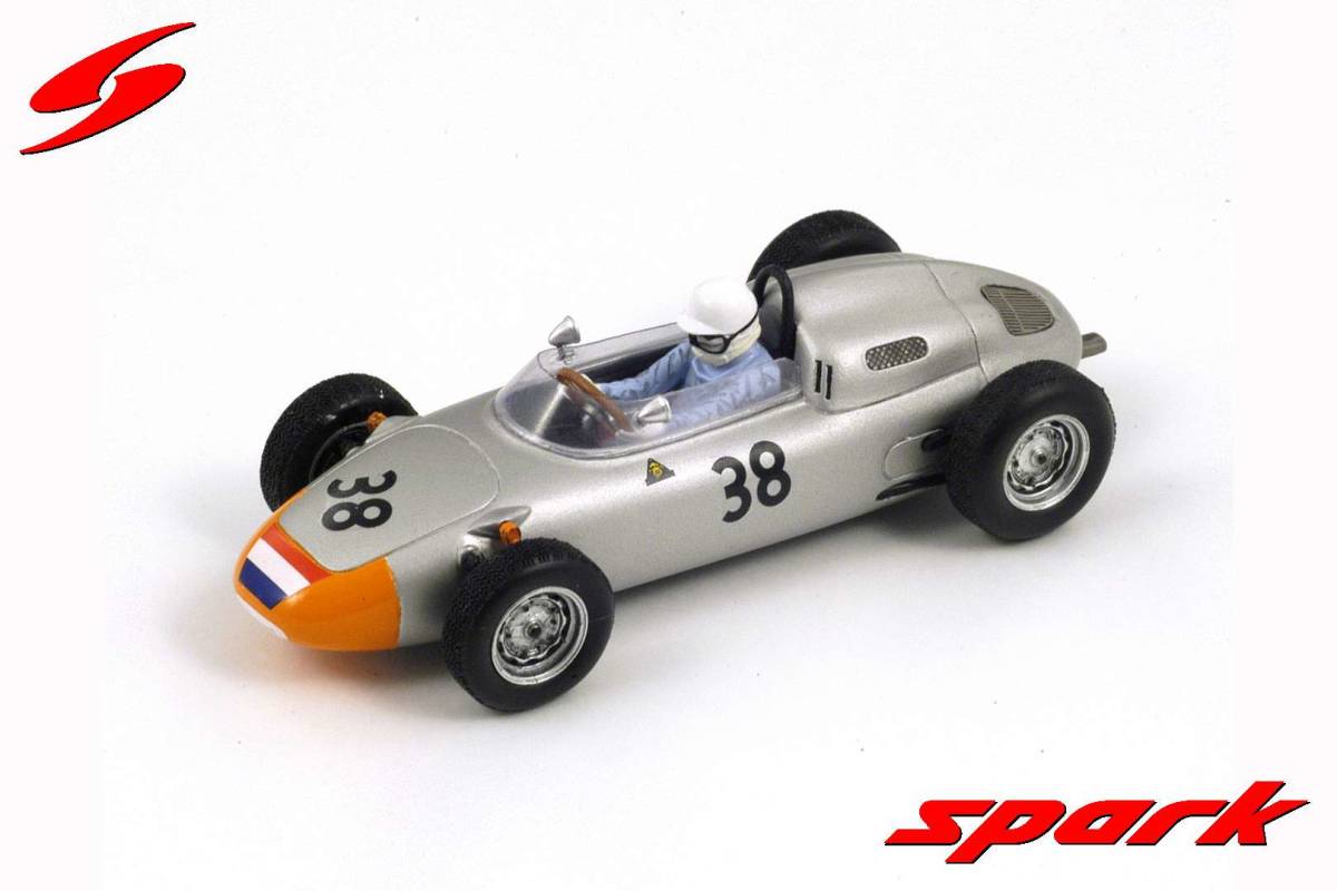■スパークモデル 1/43 1962 ポルシェ718 #38 G.de.ボーフォール フランスGP