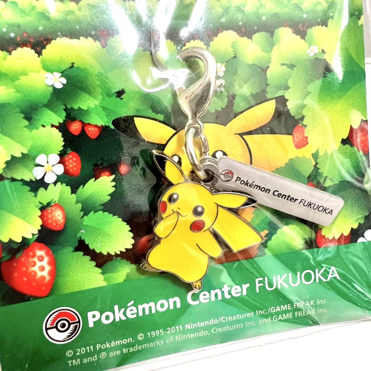 新品 ポケモンセンター 福岡 限定 Pokemon ポケモン ピカチュウ かくれんぼチュウ メタルチャーム center ポケットモンスター Pikachu_画像2