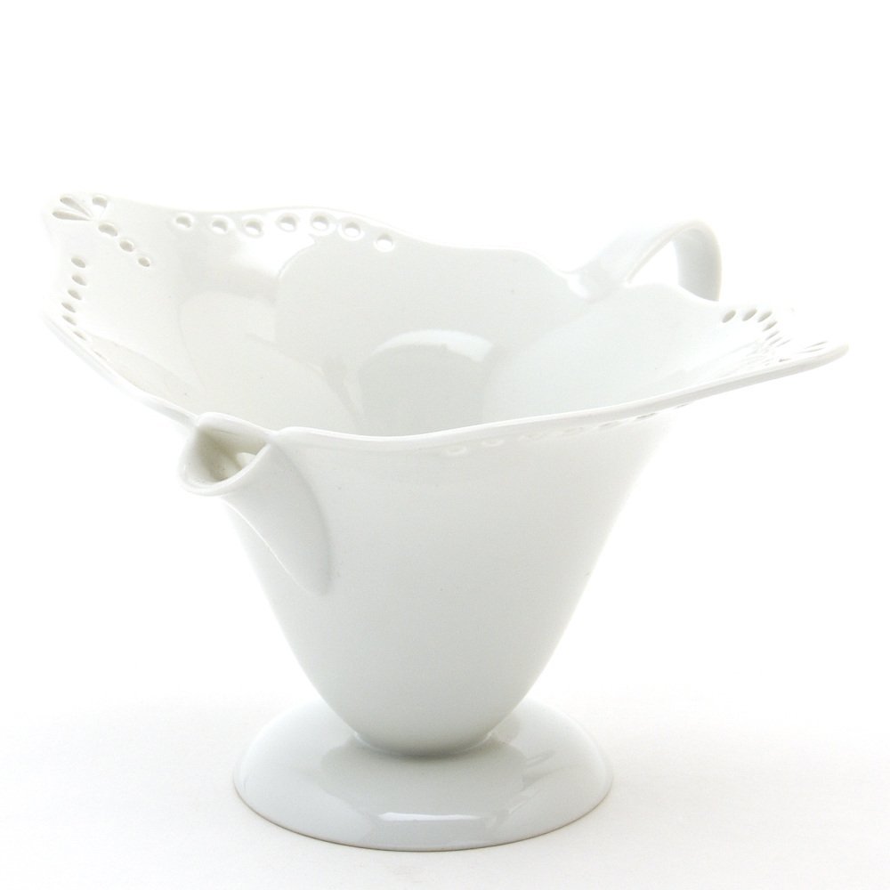 セーブル(Sevres) クリームジャグ(jeudi) スメーヌ 透かし彫り 白磁 ...