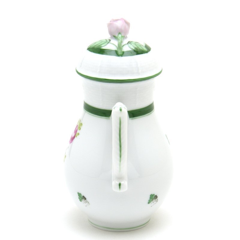 ヘレンド(Herend) コーヒーポット(S)薔薇飾り ウィーンの薔薇