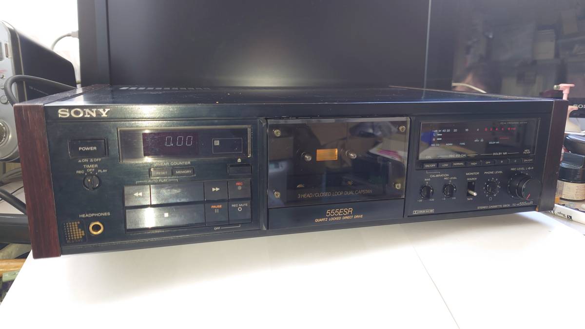 SONY TC-K555ESR カセットデッキ ジャンクの画像2