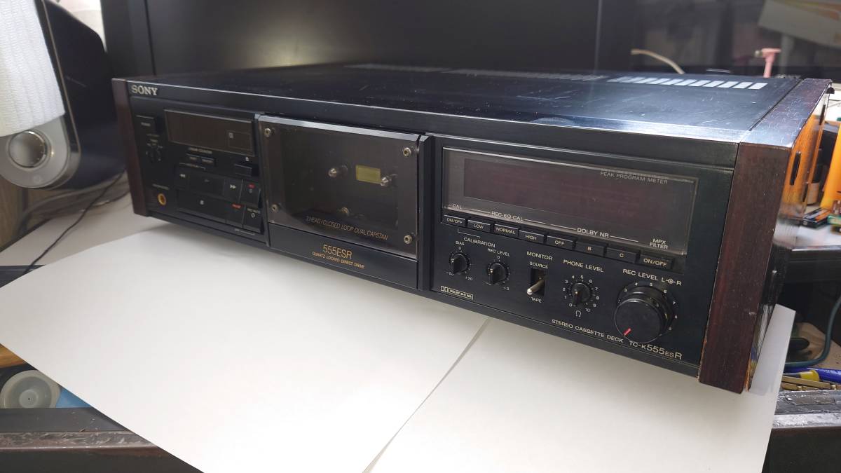 SONY TC-K555ESR カセットデッキ ジャンクの画像4