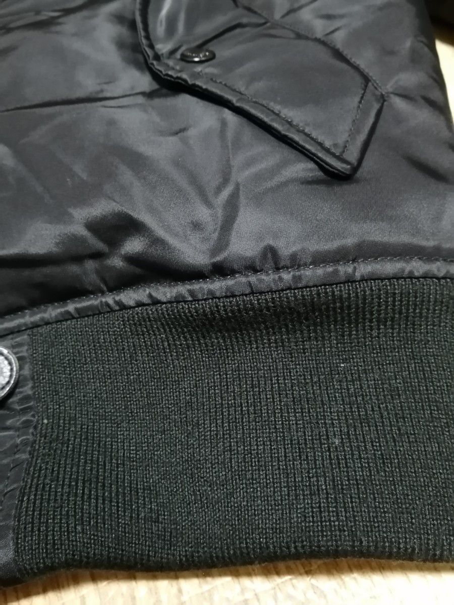 AVIREX (アビレックス) 6162145-09 MA-1 U.S.S. BOMBER バック刺繍 ブラック L 5