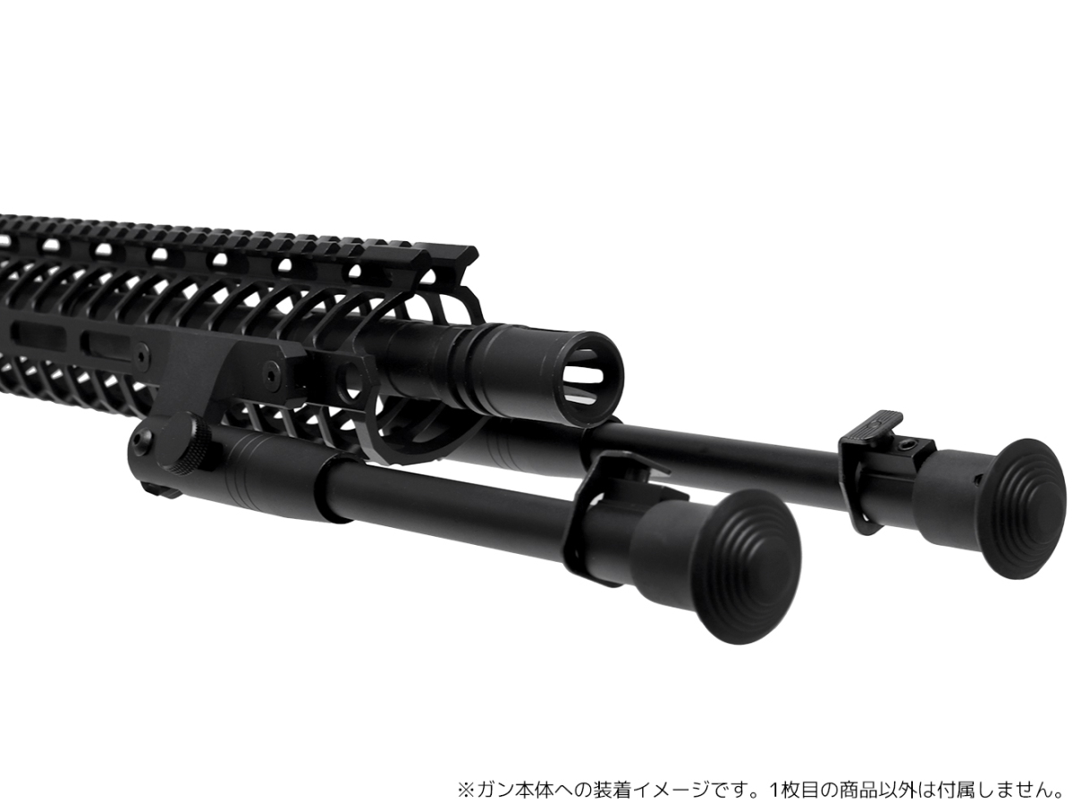 H6114B　MILITARY BASE HSスタイル サイドマウント スイングバイポッド for KEYMOD/M-LOK_画像6