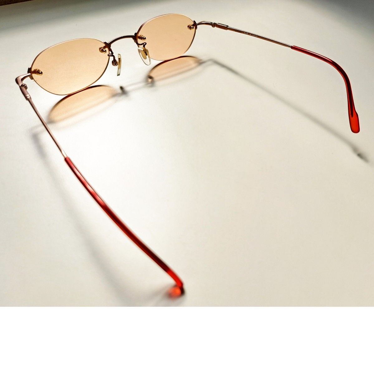 縁なし【GUCCI】ノンフレームサングラス【度なし】グッチふちなし軽量