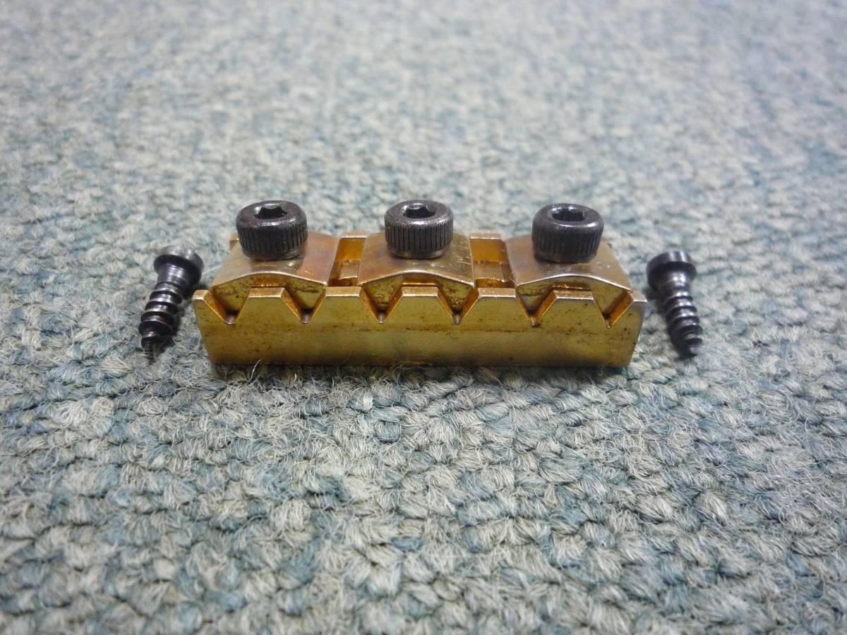 1990年代製 Aria Pro Ⅱ / GOTOH GHL-2 Lock nut GOLD 表留め アリアプロ2 ロックナット ゴールド 43ｍｍの画像2