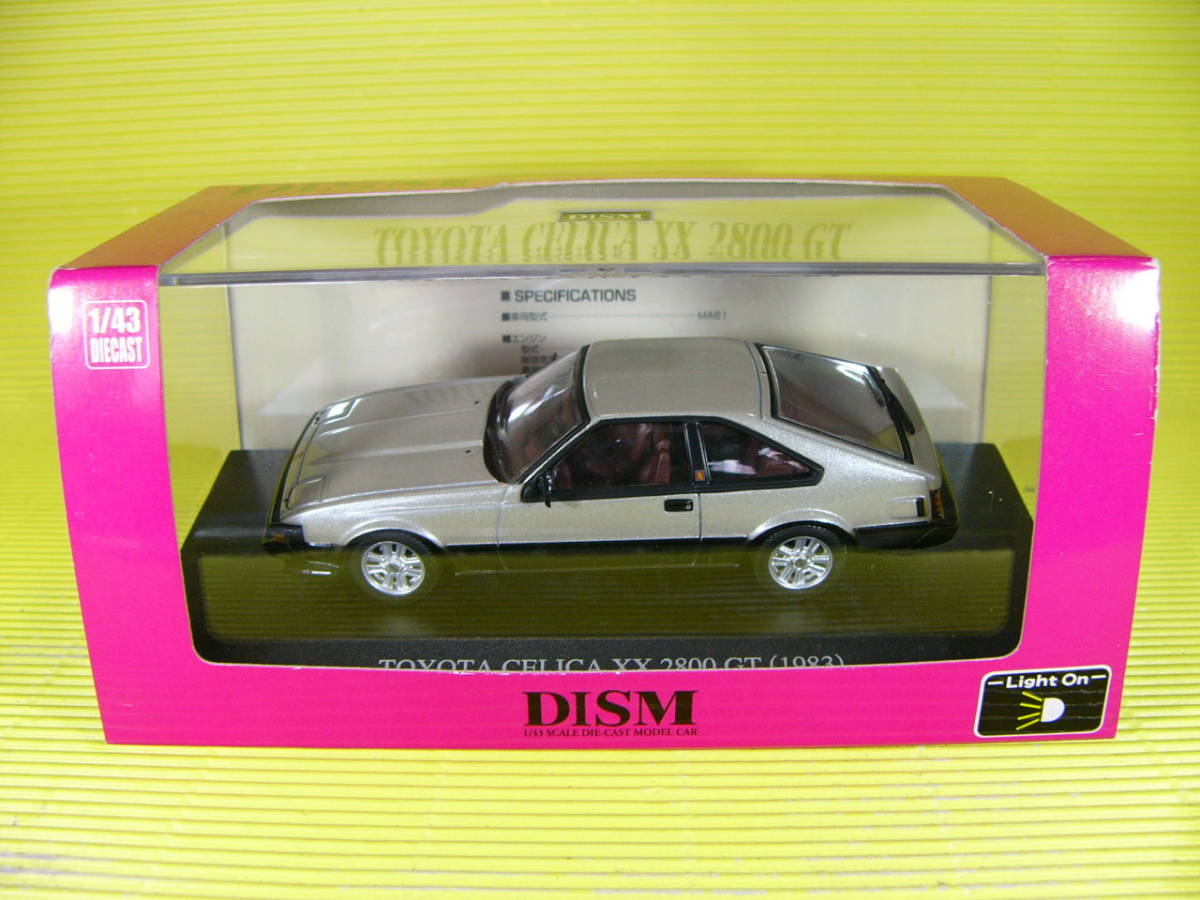 DISM 1/43 トヨタ セリカ XX 2800 GT (MA-61) 1983 後期 銀ツートン (最安送料レタパ520円)