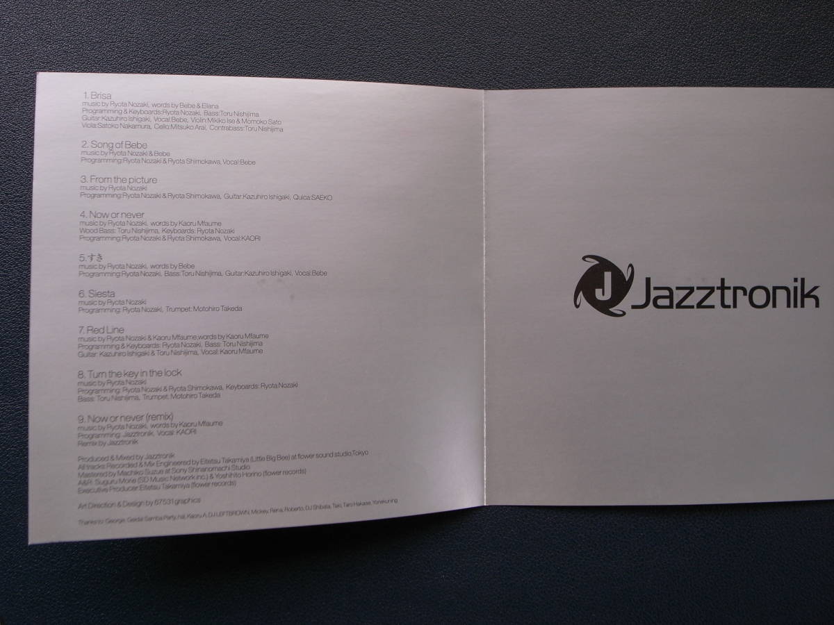 CD　JAZZTRONIK / numero uno ジャズトロニック/numero uno_画像3