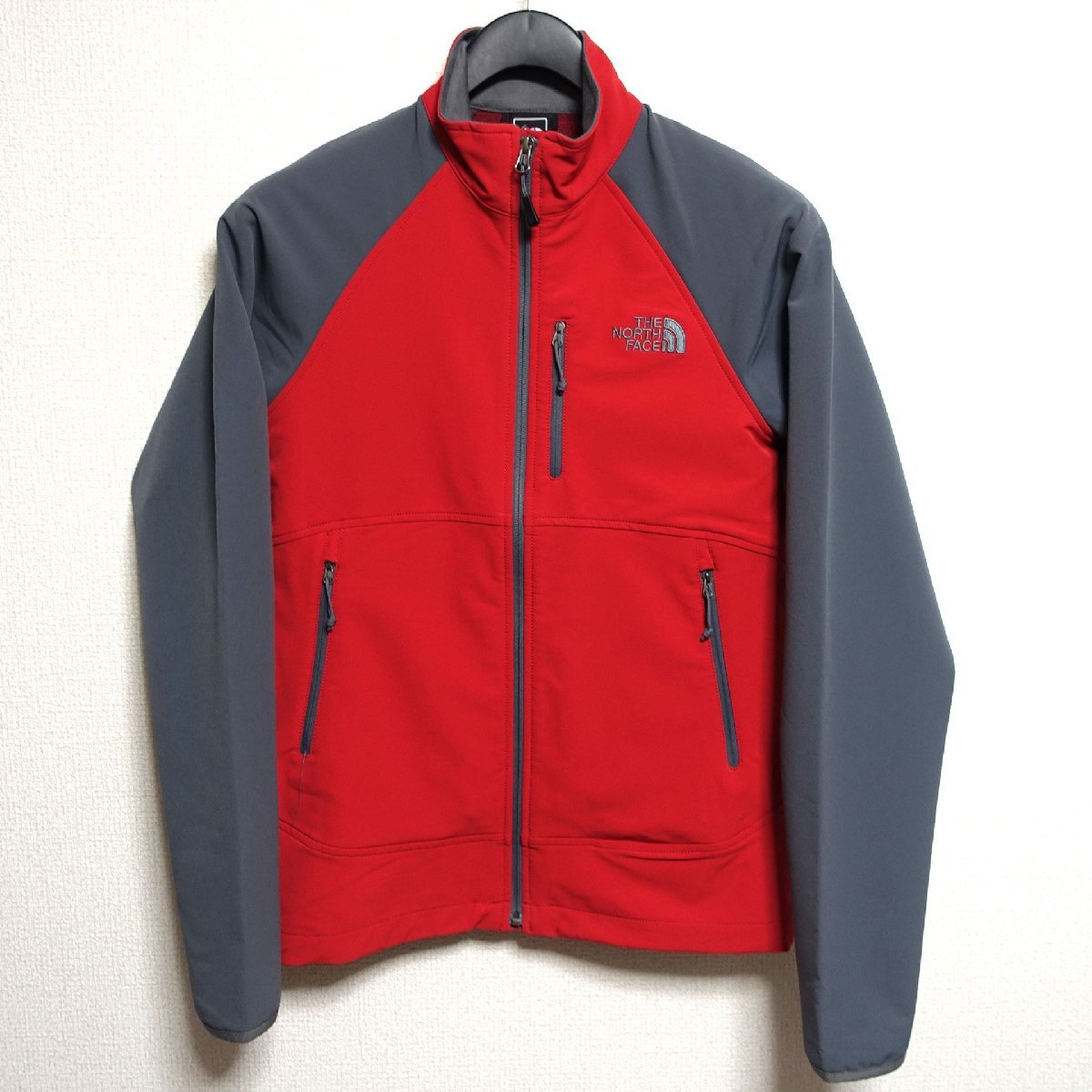 THE NORTH FACE ノースフェイス マウンテンジャケット メンズ Sサイズ 正規品 レッド A2669の画像1