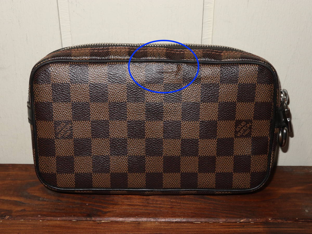 LOUIS VUITTON　チャップマンブラザーズ　ダミエ　ポシェット　ヴォルガ　/　バッグ　クラッチバッグ　セカンドバッグ　ルイヴィトン_画像3