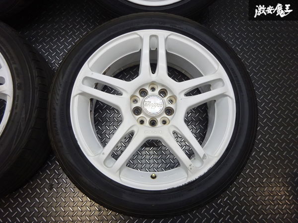 ●クリムソン レーシング スパルコ D-SPEC STAGE1 DS1 17インチ 7J +48 PCD 100 114.3 マルチ 5H LE MANS V 205/50R17 スープラ RX-7 棚P-7_画像5