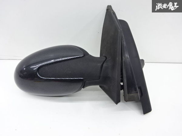  original MC01 MCC Smart after market with cover door mirror left right steering wheel position unknown manually operated carbon style 0011177V001C22A/0011178V001C22A shelves 13-3