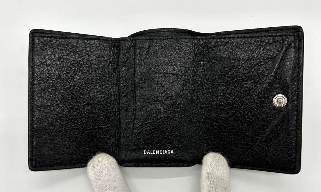 大特価!!】限定 BALENCIAGA バレンシアガ 三つ折り財布 ペーパー