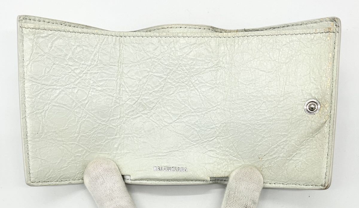 大特価!!】 BALENCIAGA バレンシアガ 三つ折り財布 ペーパー