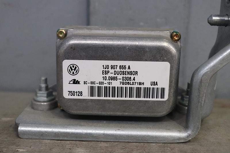 VW ニュービートル 9C 後期(GH-9CBFS) 純正 ATE 取付OK 動作保証 ESPセンサー / 1J2 907 637 F 1J0 907 655 A p031445_画像6