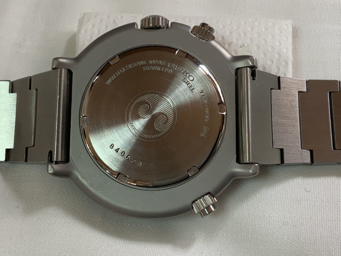 セイコー Y187-7A30 イタリアンツナ クォーツ クロノグラフ 品 | www