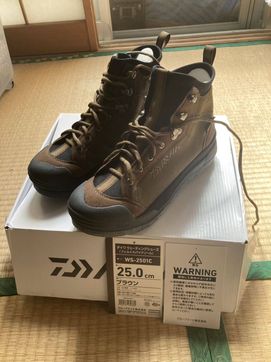が大特価! ダイワ ウェーディングシューズ フェルトスパイクソール WS