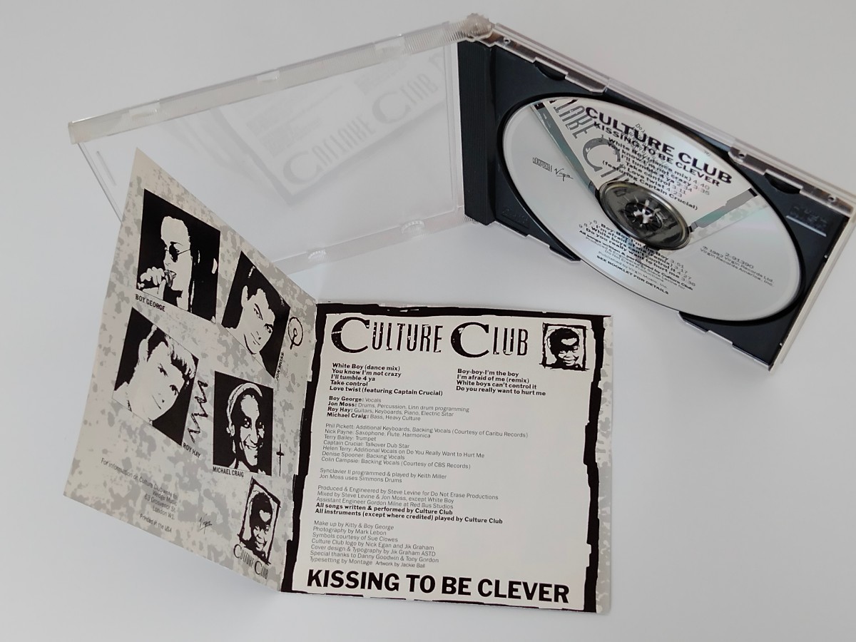 Culture Club / Kissing To Be Clever CD VIRGIN AMERICA 2-91390 82 год 1st, культура * Club,Boy George,White Boy,Do You Really Want