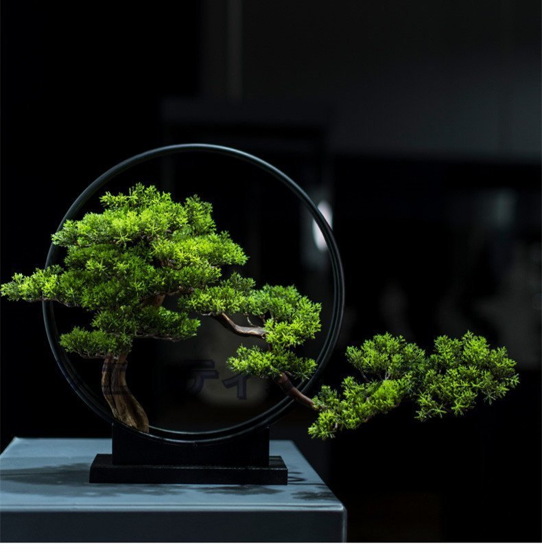 いいスタイル 松葉ヒノキ 人工観葉植物 フェイクグリーン 人気美品