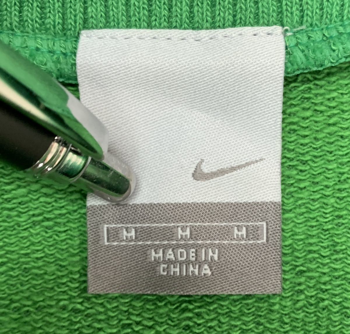 NIKE #2 Nike M размер мужской спортивная куртка б/у одежда прекрасный товар джерси зеленый 