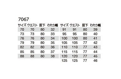 バートル 7067 ツータックパンツ ネイビー 70サイズ 春夏用 メンズ ズボン 撥水防汚 吸汗速乾 制電ケア 作業服 作業着 7061シリーズ_画像3