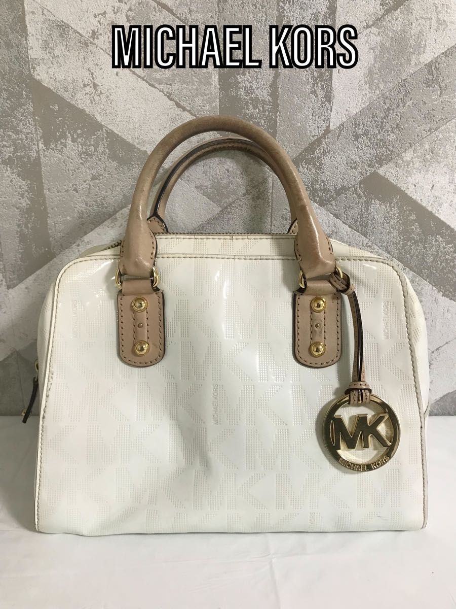 MICHAEL KORS マイケルコース ハンドバッグ トートバッグ ホワイト マイケルコース ハンドバッグ レディースバッグ