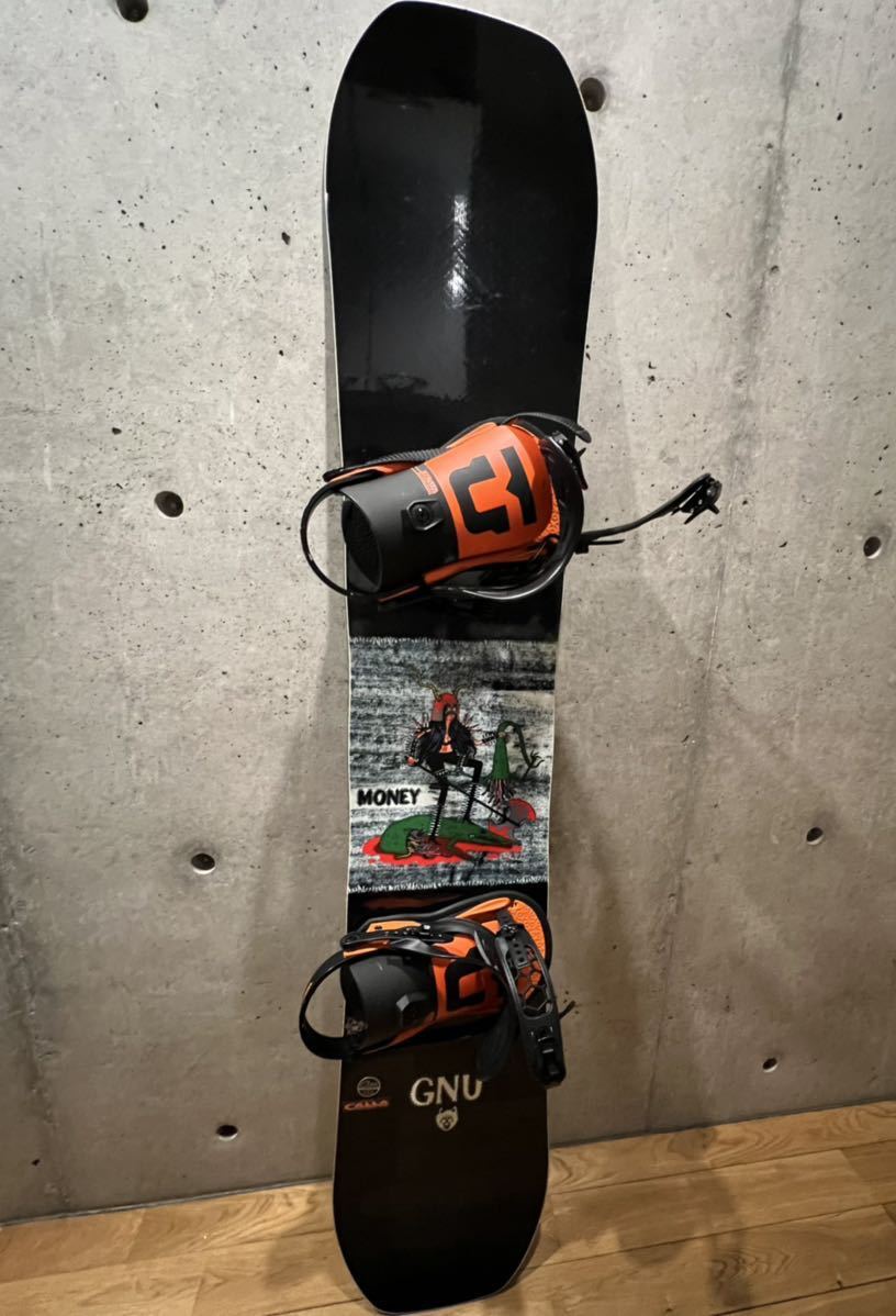 21/22 GNU MONEY 152cm オールラウンド パーク スノーボード グヌー マネー Libtech リブテック