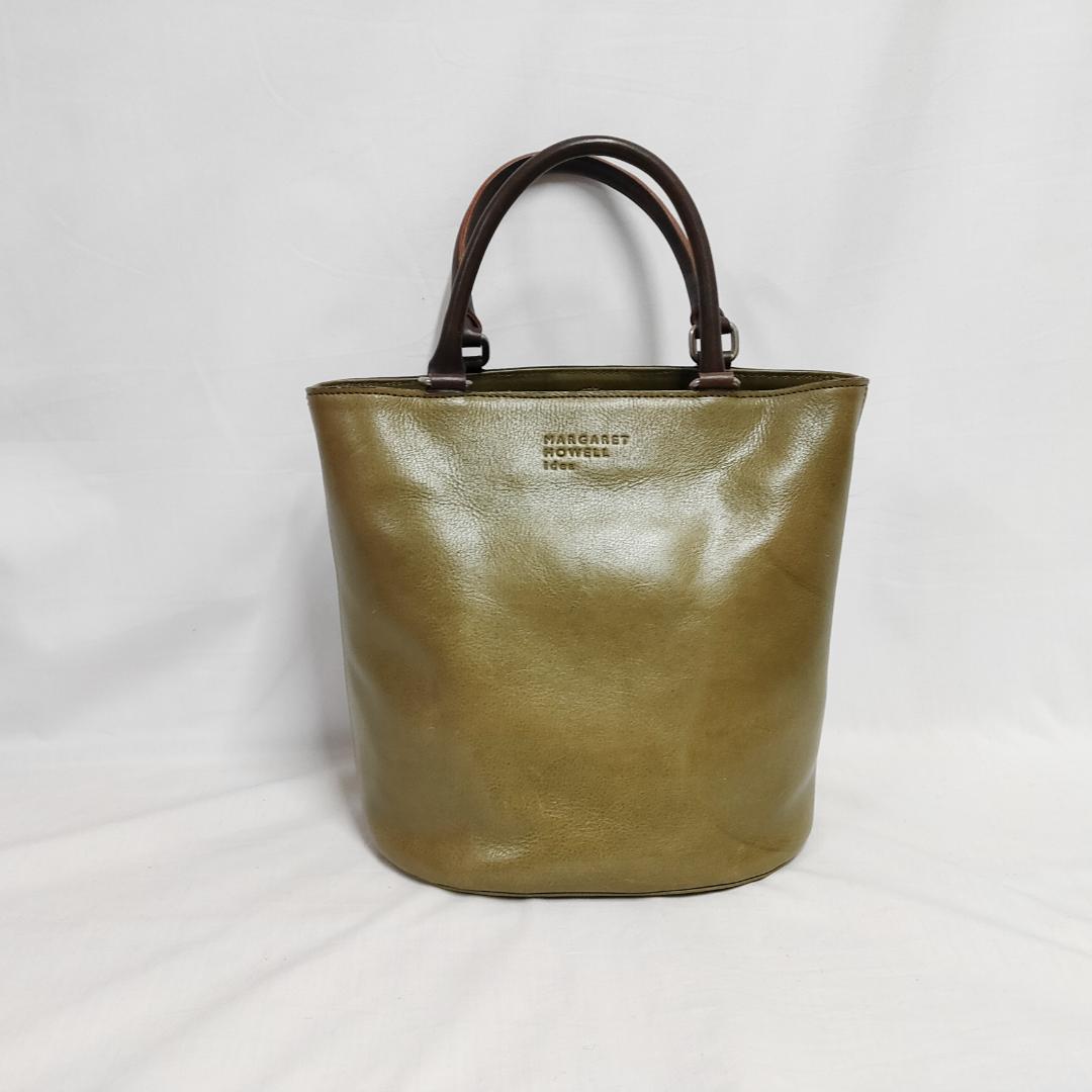 ○☆新品 未使用 MARGARET HOWELL アルマック 定番2WAYトート 出産祝い