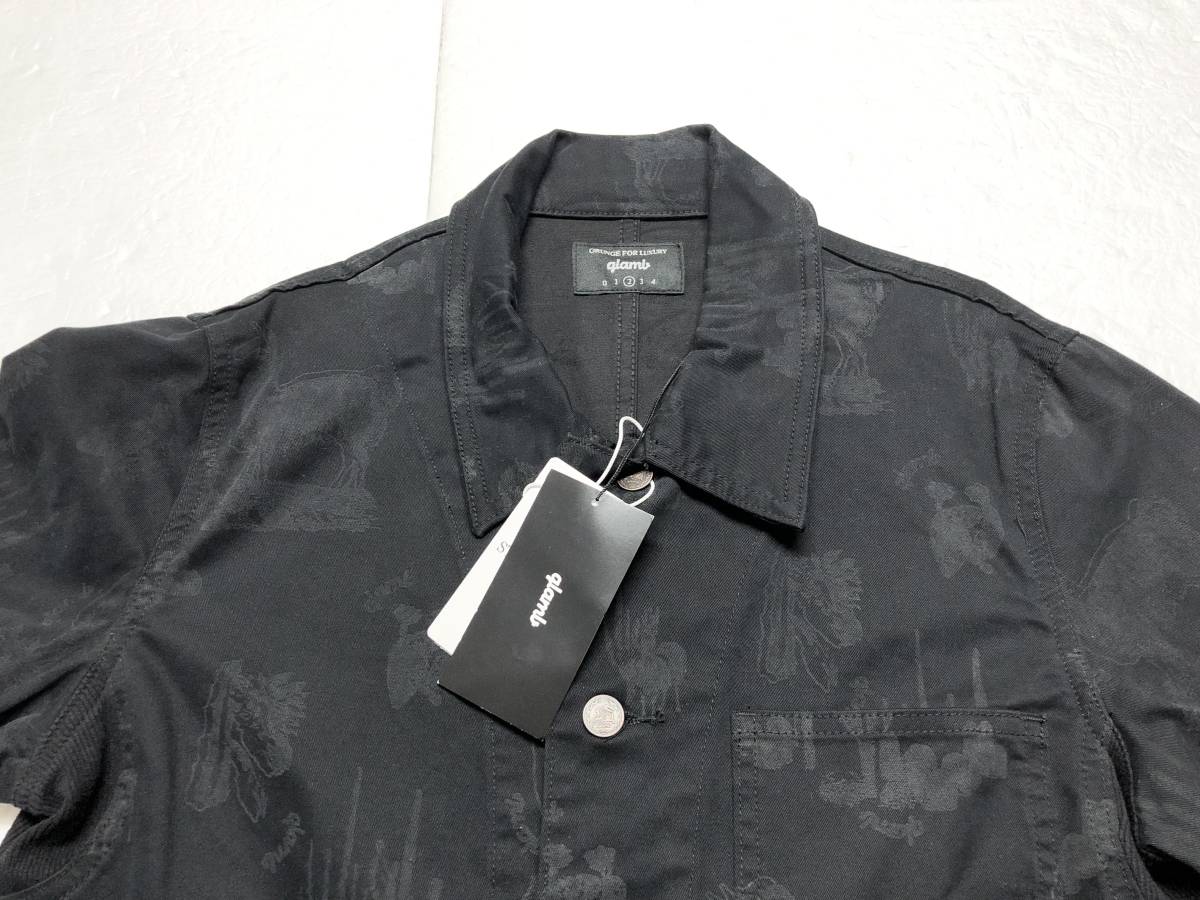 0* new goods unused glamb( gram )woruto Work jacket size 2 black *0