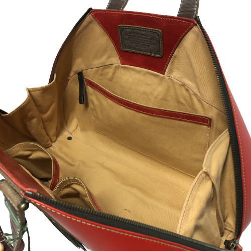 ○★新品 未使用 HUNTING WORLD ハンティングワールド ハンドバッグ 型押し エンボス