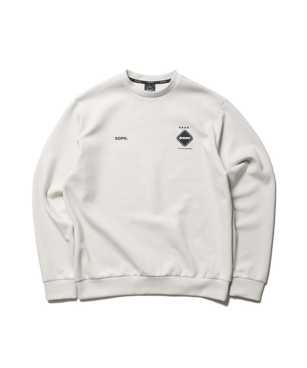 M FCRB Bristol TECH SWEAT CREWNECK TOP スウェット オフホワイト