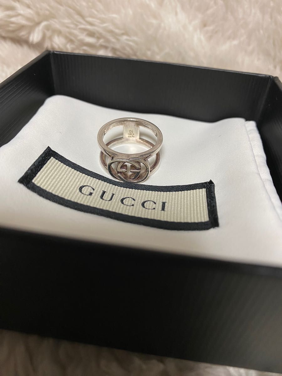 激安人気新品 美品 ダブルGスネーク GUCCI スネーク シルバー